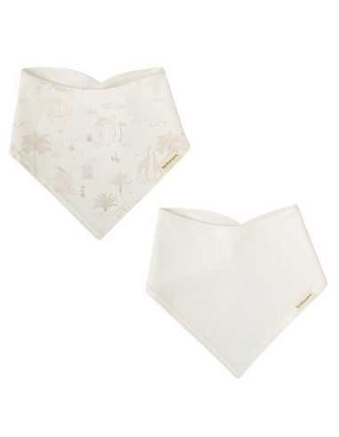 Pack 2 baberos bandana (43x21) Bimbidreams