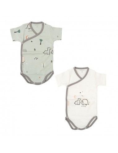 Pack 2 body nadó màniga curta (0/1m) Bimbidreams