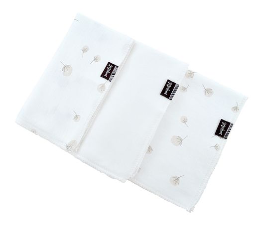 Pacote com 3 lenços umedecidos (2 de algodão orgânico e 1 de bambu) - Sonpetit