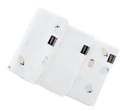 Pacote com 3 lenços umedecidos (2 de algodão orgânico e 1 de bambu) - Sonpetit