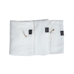 Pacote com 3 lenços umedecidos (2 de algodão orgânico e 1 de bambu) - Sonpetit