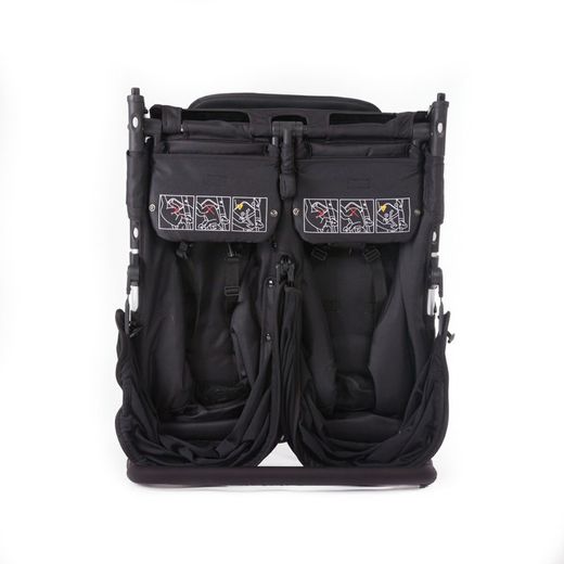 PACK Baby Monsters Easy Twin 3.0S + 2 carrycot - gray chassis