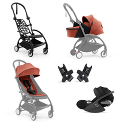 PACK COMPLETO Silla de paseo Stokke YOYO5 con pack recién nacido, Cybex Cloud T y color pack 6+