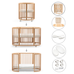 Pack completo Stokke Sleepi V3 (MINI+CAMA+SABANAS)