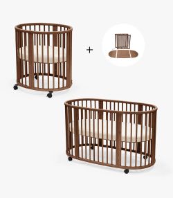 Pack completo Stokke® Sleepi™ V3 (Sleepi Mini, extensión a cama, dos colchones y dos sábanas bajeras)