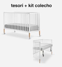 Cuna TESORI COLECHO (sin colchón) (incluye Kit colecho de Cotinfant)