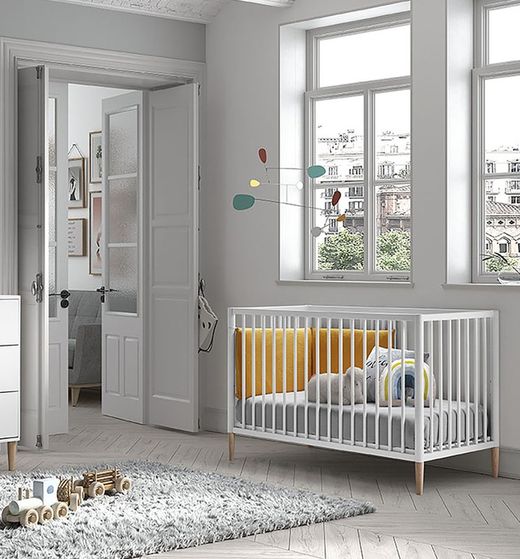 TESORI CO-SLEEPING crib, white (without mattress) (includes Cotinfant co-sleeping kit)