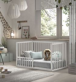 TESORI CO-SLEEPING crib, white (without mattress) (includes Cotinfant co-sleeping kit)