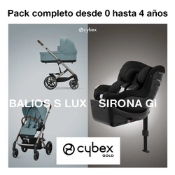 Pack Cybex Balios S Lux + Sirona Gi (desde 0 hasta 4 años)