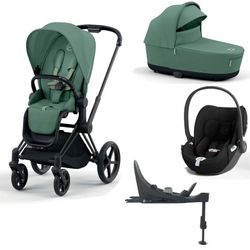 Pack Cybex Priam 3-en-1 Isofix (con silla, capazo, Cloud T i-Size y base T)
