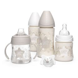 Pack de biberones con chupete Little Star Suavinex