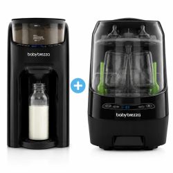 Pack Formula Pro Advanced Black + Bottle Washer Pro (Baby Brezza)