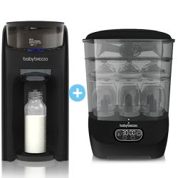 Pack Formula Pro Advanced Black + Sterilizer Dryer Advanced (Baby Brezza)