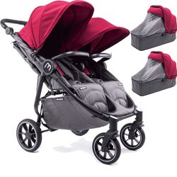 PACK TWIN Navicelle Easy Twin 4+2 - TELAIO NERO