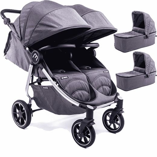 Alcofas TWIN PACK Easy Twin 4 + 2 - CHASSIS PRATA
