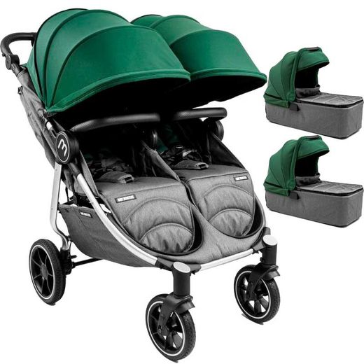 Alcofas TWIN PACK Easy Twin 4 + 2 - CHASSIS PRATA