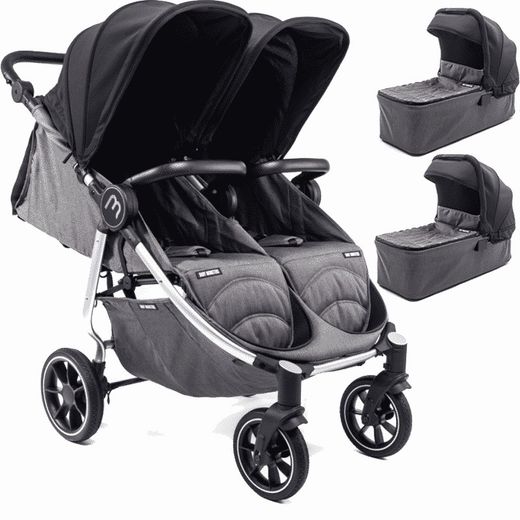 Alcofas TWIN PACK Easy Twin 4 + 2 - CHASSIS PRATA