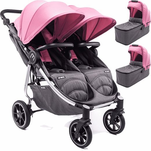 Alcofas TWIN PACK Easy Twin 4 + 2 - CHASSIS PRATA