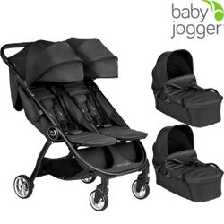 Confezione doppia Baby Jogger City Tour 2 Matrimoniale con 2 culle