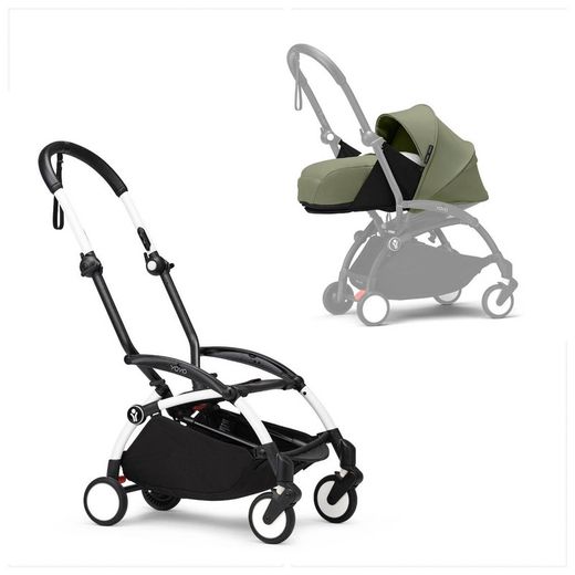 YOYO3 com kit para recém-nascidos 0+ (chassi branco)