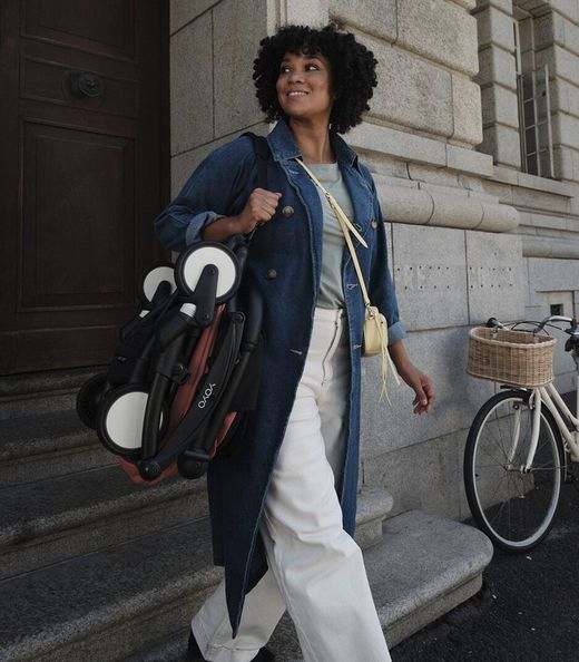 YOYO3 com kit para recém-nascidos 0+ (chassi preto)