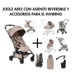 Pack silla Joolz Aer2 reversible con accesorios para el invierno