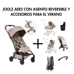 Pack silla Joolz Aer2 reversible con accesorios para el verano