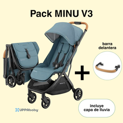 Pack UPPAbaby Minu V3 con barra delantera