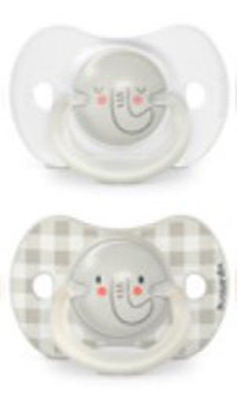 Confezione x2 ciucci in silicone con anello luminoso 6/18m Suavinex