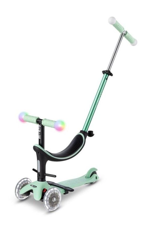 Patinete evolutivo Mini2Grow Deluxe Magic LED Azul