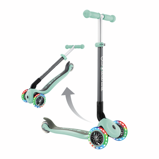 Patinete Primo Foldable Lights Globber