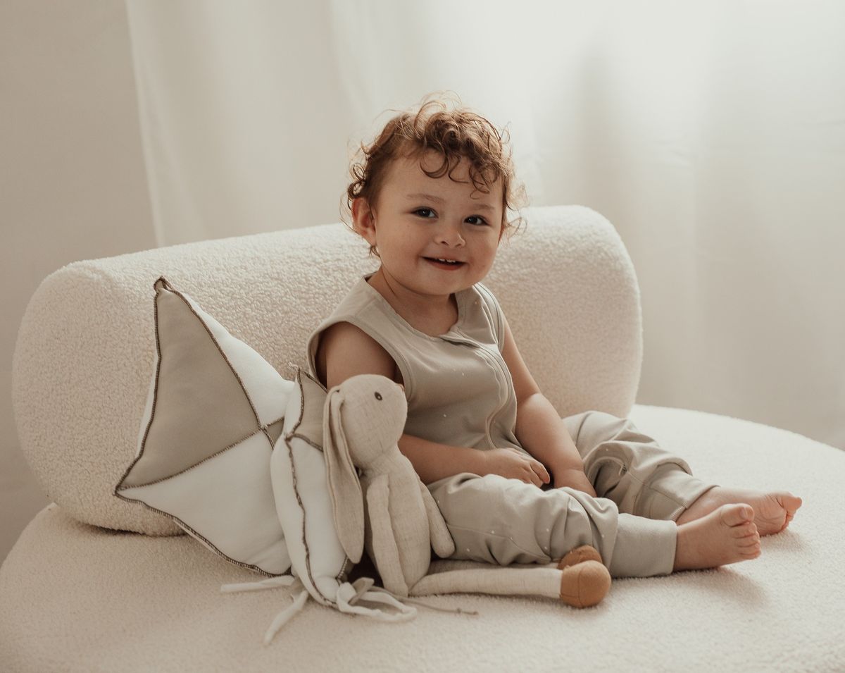 Pijama/saco invierno talla 6-18 meses (algodón orgánico) - Sonpetit Arena