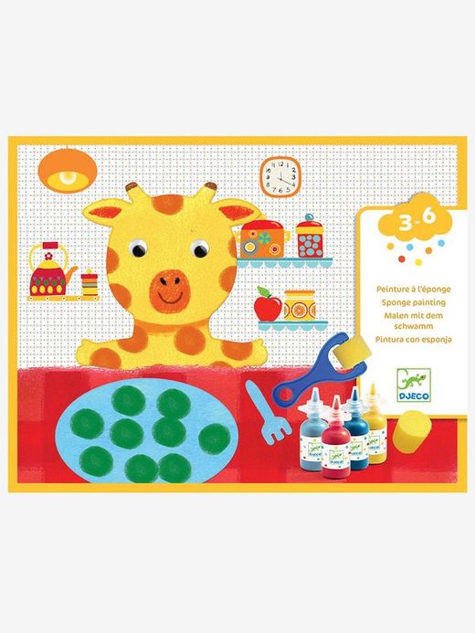 Djeco Schwammmalerei
