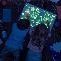 Pizarra Led Fluorescente PintaFluo tamaño A3