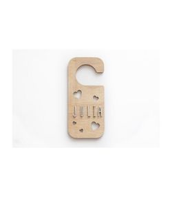 Placa de maçaneta com kit de letras, modelo Hearts