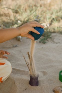 Pots - Grapat (Wooden Container in Rainbow Colors)