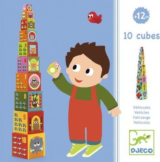 Primeiros 10 cubos Djeco