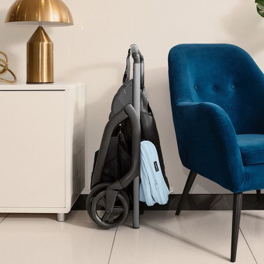 Promoción Bugaboo Dragonfly con capazo (grafito/negro/azul horizonte)