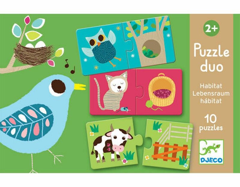 Puzzle dúo Djeco A comer!