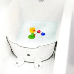 Bathtub reducer Babydam white / pink