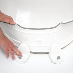 Bathtub reducer Babydam white / pink