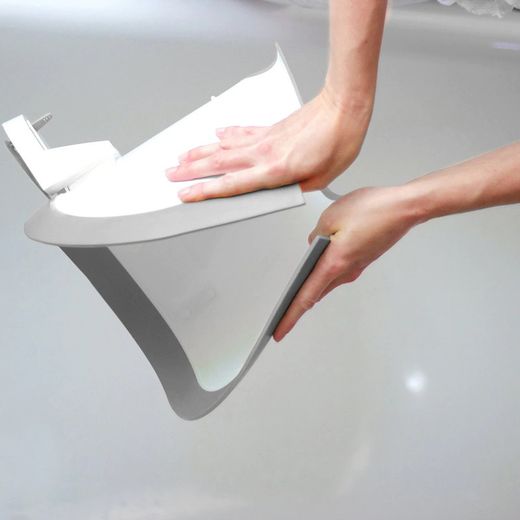 Bathtub reducer Babydam white / pink