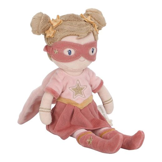 Rosa superheroína de peluche Little Dutch