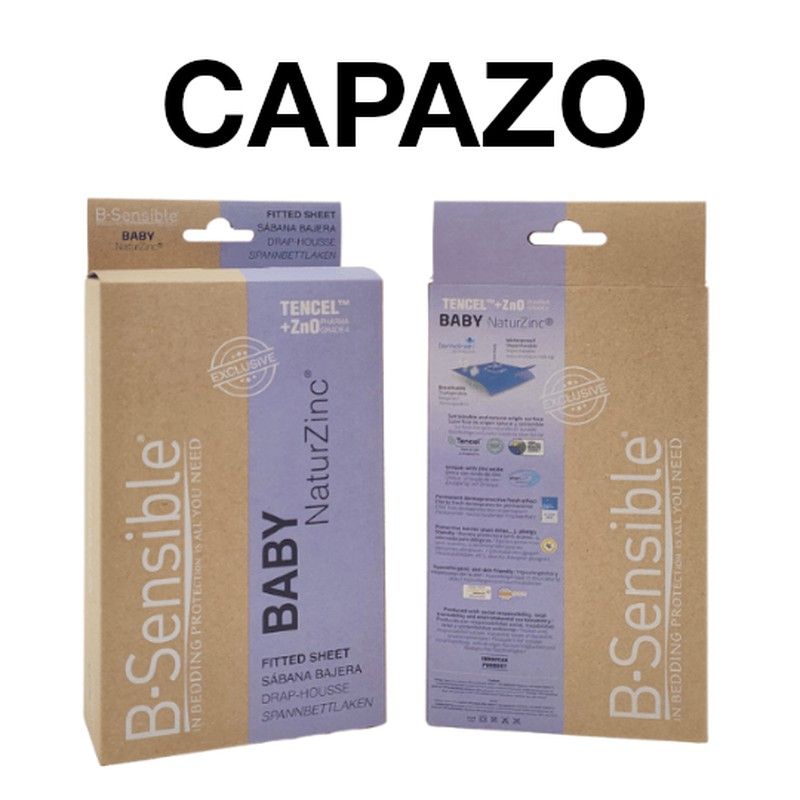 Sábana protectora impermeable para capazo NaturZinc B-Sensible Beige