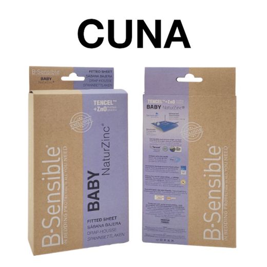 Lenzuolo protettivo impermeabile 120x60 NaturZinc B-Sensible
