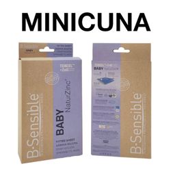 Folha protetora impermeável para mini berço 90x50 NaturZinc B-Sensible