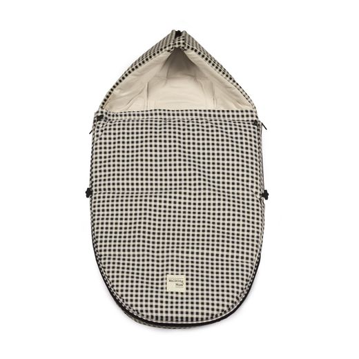 Sac Cuco 2 en 1 entretemps I Love Vichy negre Walking Mum