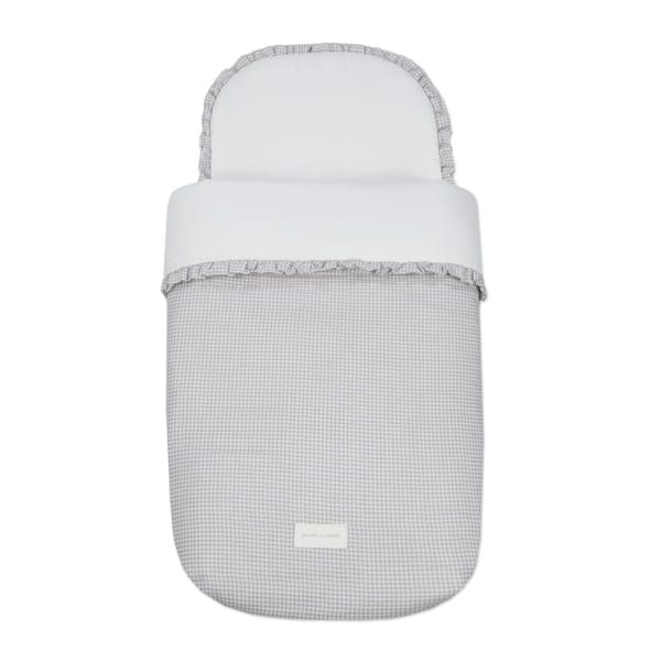 Saco cuco entretiempo tog 2.5 Little Bloom Pasito a Pasito Flor gris