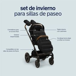 Bolsa de inverno Nuna com luvas