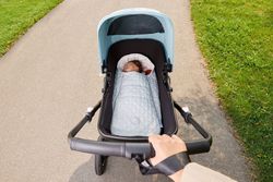 Bugaboo newborn footmuff - Light gray